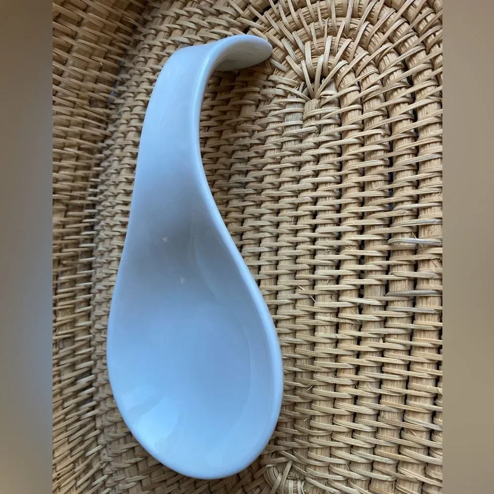 Target at Home Elegant White Porcelain Spoon Rest